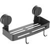 YiPHomn Mensola doccia a ventosa, scaffale per doccia senza foratura, supporto per doccia senza foratura, mensola per doccia, cucina, bagno, organizer per caddy
