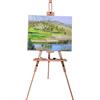 Mont Marte Cavalletto a treppiede pieghevole e regolabile in faggio, per la pittura, supporta tele alte fino a 120 cm (47)