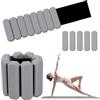 Omtofo 2 Pezzi Peso del Polso regolabile Peso della Caviglia per Esercizio Camminare Jogging Yoga Aerobica Pilates Bracciale di Peso Bracciale Fitness (1 lb Ciascuno), Verde
