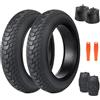 ZUKKA Confezione da 2 pneumatici per bicicletta elettrica, 16 x 3,0 pollici, pieghevoli, grassi, 75 - 305 30 TPI Plus, 2 pezzi, tubo da 16 x 3,0 AV35 mm, per e-bike, mountain bike, mountain bike