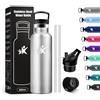 KollyKolla Borraccia Termica Bambini 500ml, Borraccia con Cannuccia, senza BPA, Isolamento Termico a Doppia Parete, Facile Pulizia, a Prova di Perdite, per Bambini, Sport, Palestra, Yoga, Ufficio