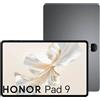 HONOR Pad 9 Tablet 8+256GB, schermo da 12.1" 120Hz 2.5K con protezione, 4nm Snapdragon 6 Gen1, 8300mAh, 8 altoparlanti, Android 13, Google Service WiFi Tablet, Grigio