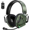 Vakedy Cuffia Gaming Wireless per PC, PS4, PS5, Mac, Switch Auricolare Gaming 2.4GHz USB con Microfono Bluetooth, Driver da 50mm, Batteria da 50 Ore, Bassa Latenza, Leggero (verde)