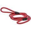 Bobby Walk - Guinzaglio per cani Tubolare, Guinzaglio per cani da Addestramento, Nylon Resistente, Rosso, 192x1,2 cm