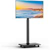 NearHub Carrello mobile per TV con rotelle, per schermi da 26 a 70 pollici, carrello portatile per TV mobile su ruote, supporta fino a 39,9 kg, supporto per TV regolabile in altezza con supporto