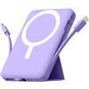 Azmuth Power Bank, per Magsafe Powerbank iPhone 10000mAh, Caricatore Portatile Magnetico Wireless Ricarica Rapida con Display LED Batteria Esterna per iPhone 17/16/15/14/13/12/Pro/Pro Max