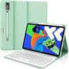 WAVATA Tastiera per Lenovo Idea Tab Pro 12.7 2025, Custodia Tastiera per Lenovo Idea Tab Pro 2025 Bluetooth Magnetica Staccabile Italiano QWERTY Layout, Verde Chiaro