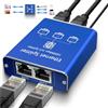 Goalake Switch Ethernet da 1 a 3 1000Mbps Sdoppiatore Ethernet RJ45 LAN Sdoppiatore di rete Gigabit Con Cavo USB a Type-C Splitter per Computer, HUB, Switch, Router,Set-top box, TV