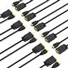 BENFEI Cavo da HDMI a VGA, confezione da 10 cavi da HDMI a VGA, 1,8 metri (da maschio a maschio) compatibile per computer, desktop, laptop, PC, monitor, proiettore, HDTV, Raspberry Pi, Roku, Xbox e