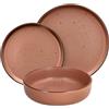 Tognana Bruges, Servizio piatti 18 pezzi per 6 persone per 6 persone, Stoneware, Terra
