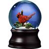 The San Francisco Music Box Company SFMB Holiday Cardinal Snow Globe