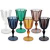 Excelsa 49218 Country Chic Set 6 Calici, Plastica, Multicolore, 9.3 x 9.3 x H. 18.5 cm