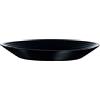 Dajar Arcoroc ARC L7610 Harena - Piatto fondo in vetro opale, 800 ml, 23,5 cm, colore: Nero