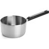 Woll Logic Steel - Pentola induttiva, diametro 18 cm, altezza 10 cm, con manico rimovibile, adatta a tutti i piani cottura, senza PFAS