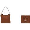 Fossil Donna Jessie Borsa in pelle marrone e portafoglio Harwell, Set