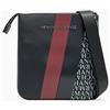 Armani Exchange Uomo Essential, Dylan, logo ricamato Cross Body Black One size