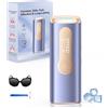 Haarlosy Epilatore Luce Pulsata con Ghiaccio, 3 IN 1 Epilatore Laser IPL per Donna e Uomo, 9 Livelli di Energia Regolabile Adatto a Corpo, Viso, Ascelle, Gambe Sensibili (Viola)