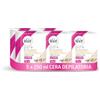 Veet Cera allo zucchero con olii essenziali e profumo di vaniglia, 250 ml di Cera e 12 Strisce Riutilizzabili, 5 Confezioni, Maxi formato