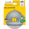 Schellenberg 41102 Cintino avvolgibili 14 mm x 12 m-Sistema Mini, Cinghia tapparella Grigio