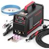 YESWELDER 200A AC/DC Alluminio TIG Saldatrice con Impulso Grande Display LED, Inverter Digitale ARC/TIG 230V TIG Saldatore