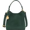 Fossil Jessie - Borsa a tracolla in pelle da donna, Verde Oliva