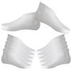 Hotop 6 Paia Cotone Calzini Idratanti Piede Spa Moisture Calzini per Asciutto Duro Pelle Incrinata, Bianco