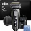 Braun Serie 9 PRO + Rasoio Elettrico Barba, Wet&Dry, 5+1 Lame Di Precisione Ultra Sottili, Regolabarba Uomo, Rasoio Barba, 60 Min Utilizzo, Stazione Di Pulizia SmartCare 6in1, Serie 9665cc, Grafite