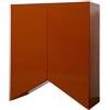 BD BARCELONA DESIGN madia mobile contenitore BRIDGES MEDIUM TRIANGLE - BRIDGE 140 M TRIANGLE B3560