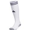 adidas Copa Zone Cushion 5.0 Over-the-Calf - Calzini da calcio, unisex, per adulti, Bianco/Blu Navy Team, L