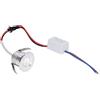 AMONIDA Mini Faretto da Incasso, Mini Faretto da Incasso a LED Paralume Altamente Traslucido Dissipazione del Calore 3W per Soffitto Interno per Vetrina (Luce bianca calda 3000K)