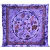 Seamar Copritutto Grande Fondale Marino 100% Cotone 210x230cm Copridivano Telo Mare Maxi Batik Copriletto Estivo (Viola)