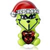 Doyafer Christmas Genie Green Pendant 925 Sterling Silver Charms Per Bracciali Regali Di Gioielli Di Natale Per Amici