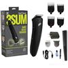 Skull Shaver Baby Beast 3SUM - Regolabarba e Rasoio per Uomo con Tre Testine, Design Compatto, Utilizzo Senza Fili e Quattro Pettini Inclusi