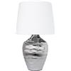 ARTE LAMP Lampada da comodino - lampada da scrivania - lampada touch a LED con cavo e paralume in tessuto per soggiorno e camera da letto