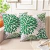 Miuyunya Set di 2 Federe Cuscini Divano in Velluto 40x40 cm Gris Copricuscini Colorato Fodera per Cuscino Verde Fiore Moderno Decorazione Federe per Soggiorno Camera Balcone Letto Sedia Esterno