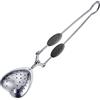 Westmark 15812270 - Cucchiaio pieghevole a forma di cuore, con manici in silicone, in acciaio inox 18/8 e silicone, lunghezza 17,5 cm