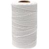 jijAcraft Macrame Corda di Cotone Spago Bianco 2mm x 100M per Decorazioni, Confezioni Regalo, Artigianato Fai da Te, Legare la Carne