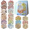 HTTDSLF Adesivi 3D Sticker, aAdesivi di Scena, aAdesivi per la Casa Fai Da Te, 3D Sticker Kit di Adesivi per Casa in Miniatura per Scrapbook e Diario, con 2 Pinzette (1, Blu)