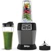 Ninja Frullatore, 1000 W, 2 tazze da 700 ml con coperchi a beccuccio, 2 programmi automatici: Blend e Max Blend, per frullati, impostazione Pulse, lavabile in lavastoviglie, nero, BN495EU