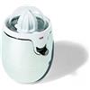 Alessi SG63 W Spremiagrumi Elettrico di Design in Acciaio e Resina Termoplastica, Bianco