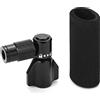 QWORK® Pompa per bici CO2, per valvole Presta e Schrader, mini pompa ad aria per bicicletta CO2 per bici da strada MTB, escluse cartucce di CO2