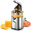 VINATO Spremiagrumi Elettrico Professionale con 2 Coni, Estraattore di Succo a Bassa Velocità, Facile Pulizia, Anti-Goccia per Arance, Limoni, Agrumi