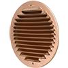 La Ventilazione GRAT160R Griglia di ventilazione tonda in rame con rete antinsetti,da sovrapporre. Diametro 175 mm.