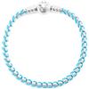 Pandora Moments 593816C01-16 - Bracciale in argento Sterling, combinazione di tessuto e metallo, collezione Moments, lunghezza: 16 cm