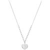 s.Oliver Collana con ciondolo in acciaio inossidabile/argento sterling 925 per donna, collana con cristallo, consegnata in una confezione regalo per gioielli