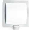 Steinel Lampada da esterni L 20 S inox E27 | lampada da parete con rilevatore di movimento, Sensore a 180°, antiurto