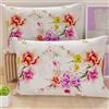 PETTI Artigiani Italiani - Coppia di Federe Cuscino 50x30 cm in Microfibra, Cuscini Arredo Camera da Letto, Divano, Salotto, Set 2 Fodere Copricuscino, Federa Spring Bianco, 100% Made in Italy