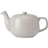 La Cafetière Teiera classica in colore beige/crema, teiera tradizionale con manico comodo e beccuccio antigoccia, per 4 tazze adatta per bustine di tè, facile da pulire, 1,2 l