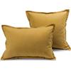 Caleffi Modern Cuscino Arredo, Microfibra, Oro, CM. 48X48, 74958