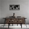 Wallity Hanah Home Elegante accessorio decorativo da parete in metallo, 37 x 70 cm, 100% metallo, spessore 1,5 mm, perfetto per arredamento moderno e arte da parete unica